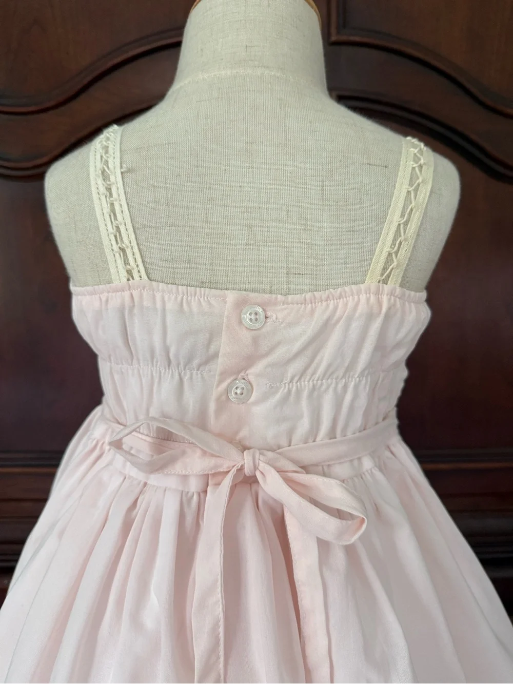 Well Dressed Wolf Daydream Dress Shorties Set 4T Pink Lace Boho